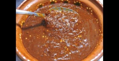 Salsa de chile cascabel