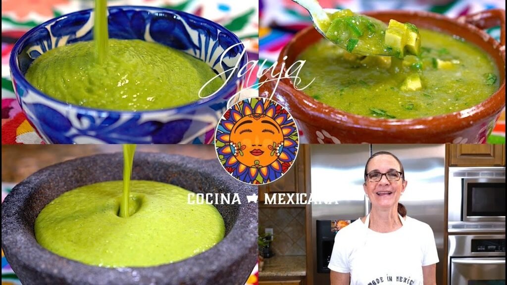 Salsa de chile serrano con aguacate