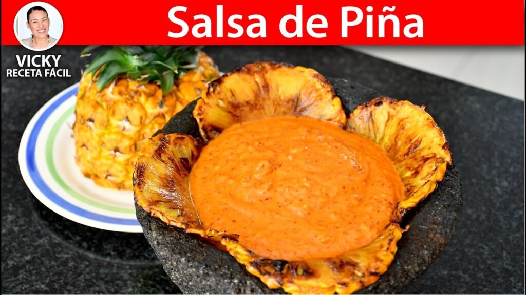Salsa de chile serrano con piña