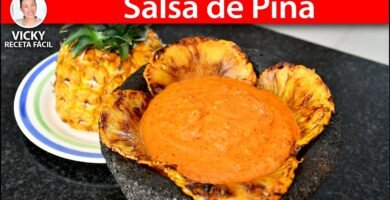 Salsa de chile serrano con piña y manzana