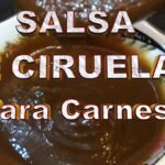 Salsa de ciruela y chile pasilla