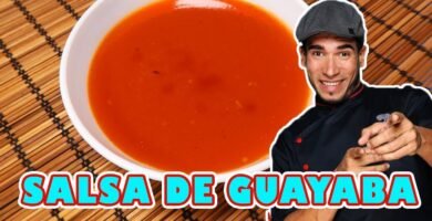 Salsa de guayaba y chile de árbol