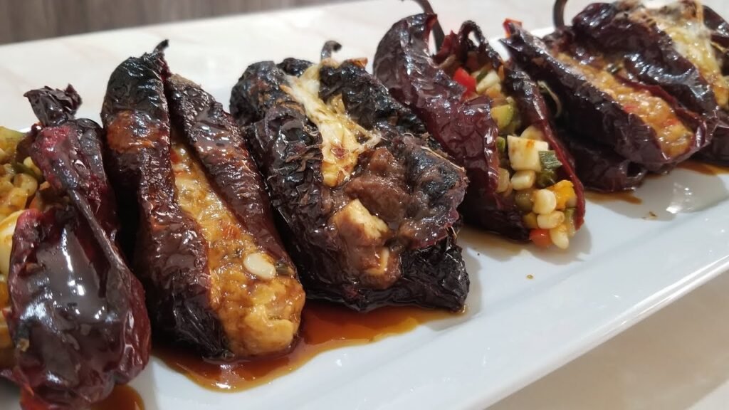 Salsa de plátano con chile ancho