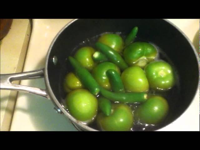 Salsa de tomate verde